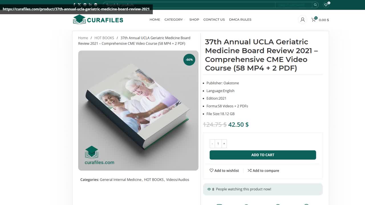 37th Annual UCLA Geriatric Medicine Board Review 2021 – Comprehensive CME Video Course (58 MP4 + 2