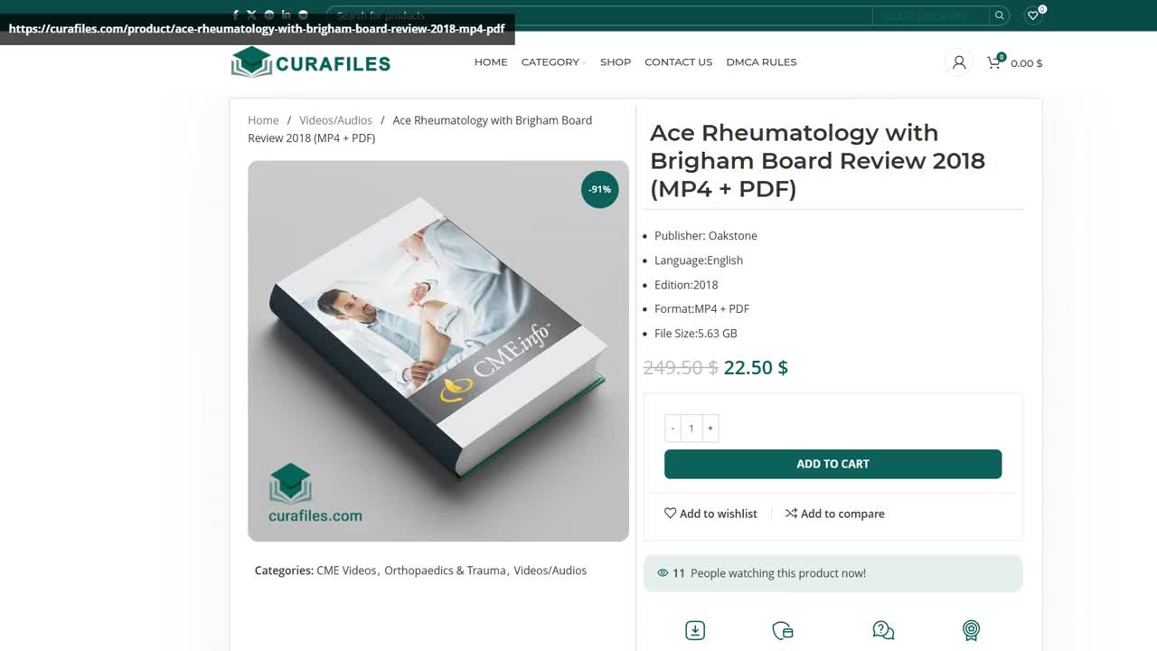 Ace Rheumatology with Brigham Board Review 2018 (MP4 + PDF)