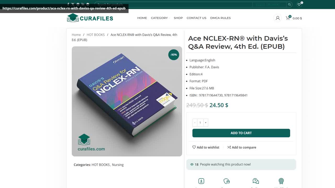 Ace NCLEX-RN® with Davis’s Q&A Review, 4th Ed. (EPUB)