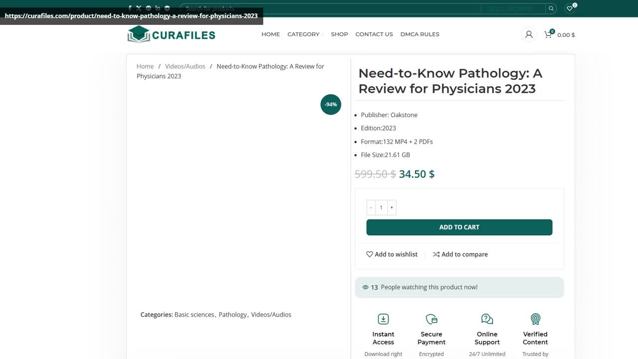 Need-to-Know Pathology: A Review for Physicians 2023