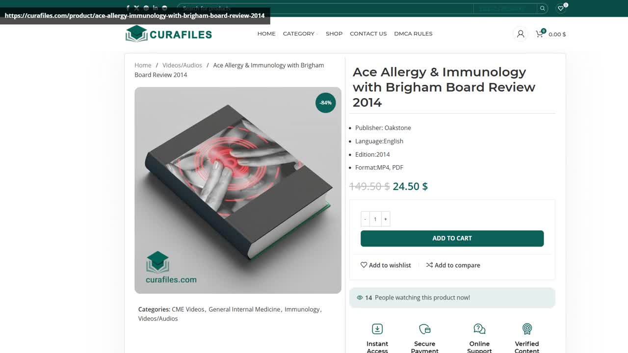 Ace Allergy & Immunology with Brigham Board Review 2014