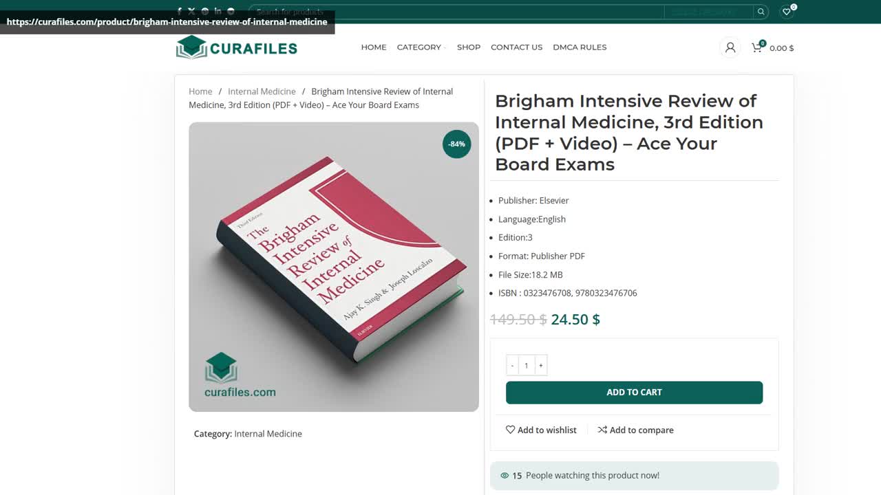 Brigham Intensive Review of Internal Medicine, 3rd Edition (PDF + Video) – Ace Your Board Exams
