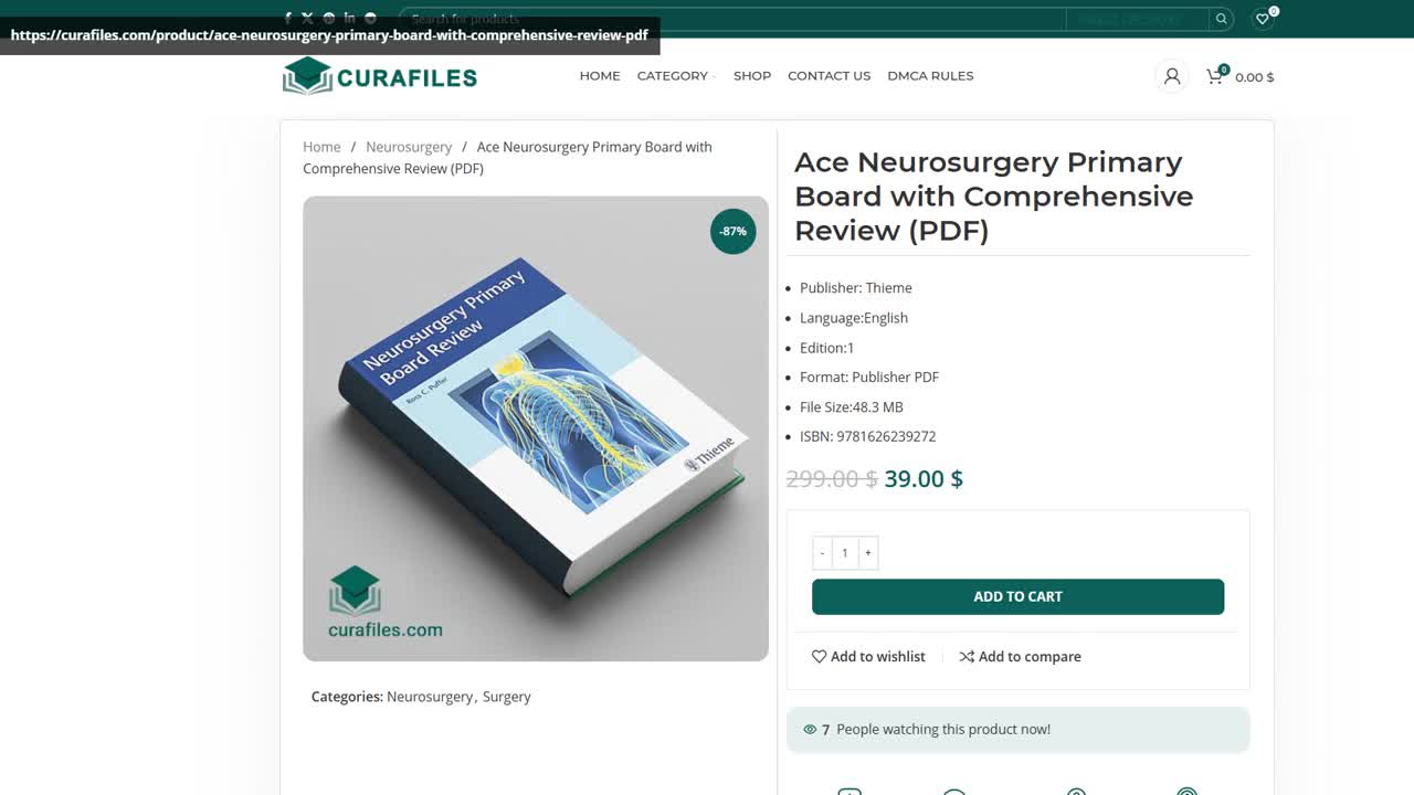 Ace Neurosurgery Primary Board with Comprehensive Review (PDF)