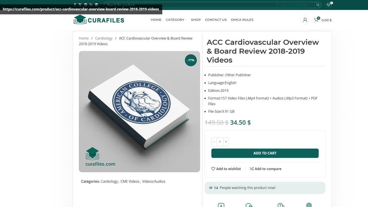 ACC Cardiovascular Overview & Board Review 2018-2019 Videos