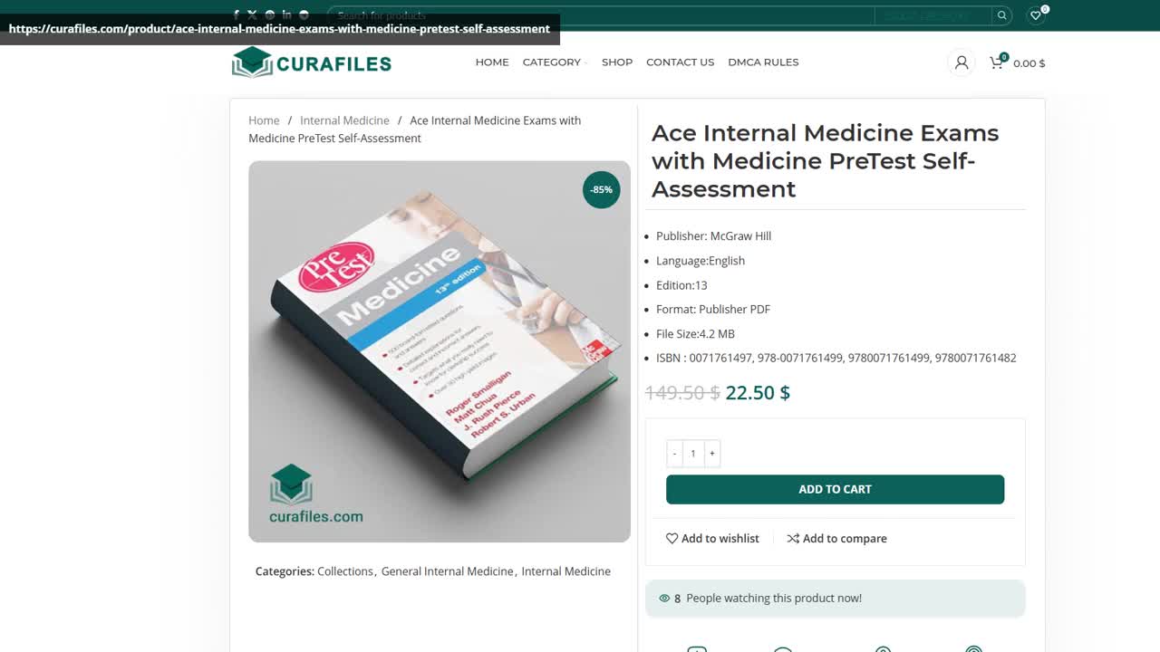 Ace Internal Medicine Exams with Medicine PreTest Self-Assessment