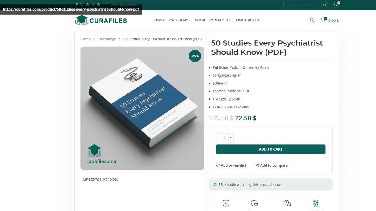 50 Studies Every Psychiatrist Should Know (PDF)