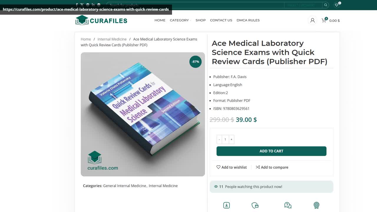 Ace Medical Laboratory Science Exams with Quick Review Cards (Publisher PDF)