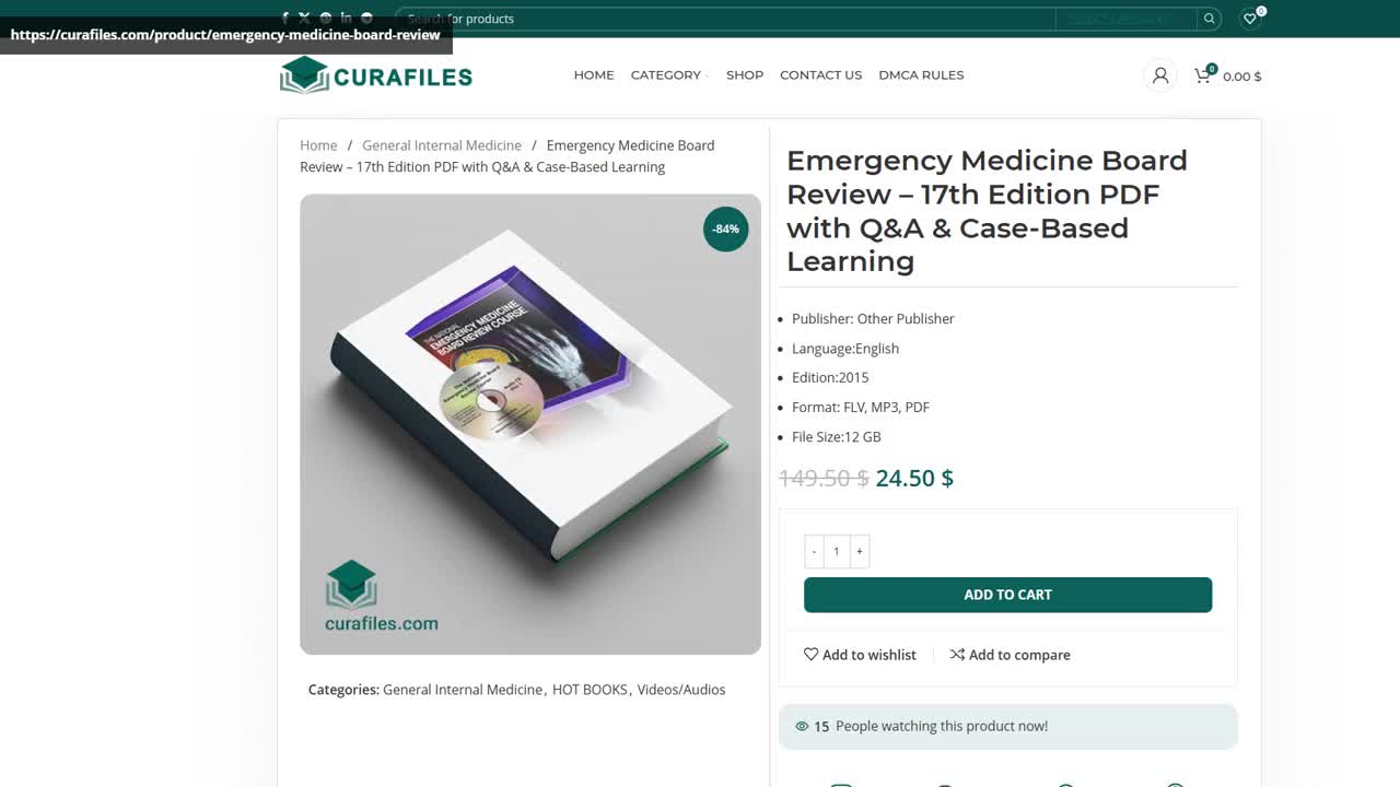 Emergency Medicine Board Review – 17th Edition PDF with Q&A & Case-Based Learning
