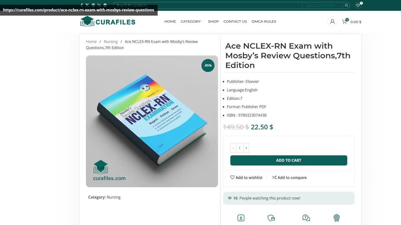 Ace NCLEX-RN Exam with Mosby’s Review Questions,7th Edition