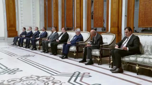   دیدار علی لاریجانی با رئیس‌جمهور عراق در بغداد