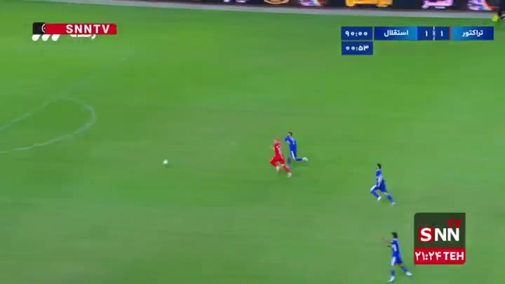   شوک به استقلال در دقیقه ۹۲؛ گل دوم برای تراکتور توسط اشترکالی