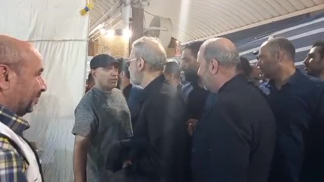   بازدید لاریجانی و سفیر ایران در عراق از موکب ها در کاظمین