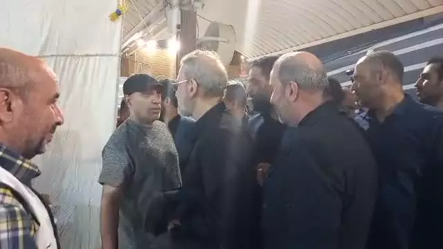   بازدید لاریجانی و سفیر ایران در عراق از موکب ها در کاظمین