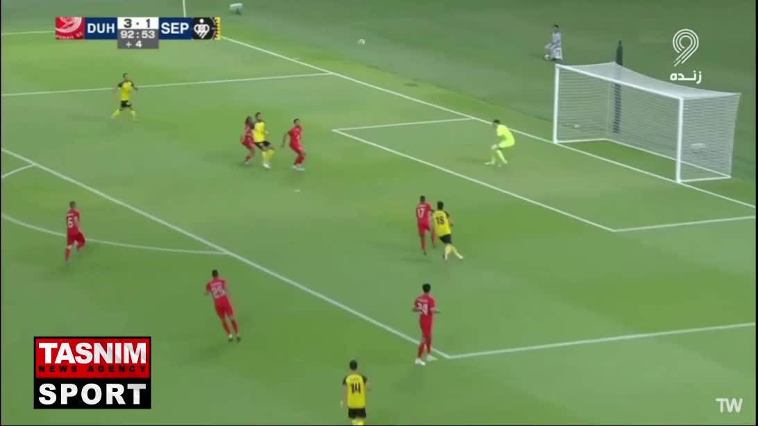   گل دوم سپاهان به الدحیل توسط میلاد زکی‌پور