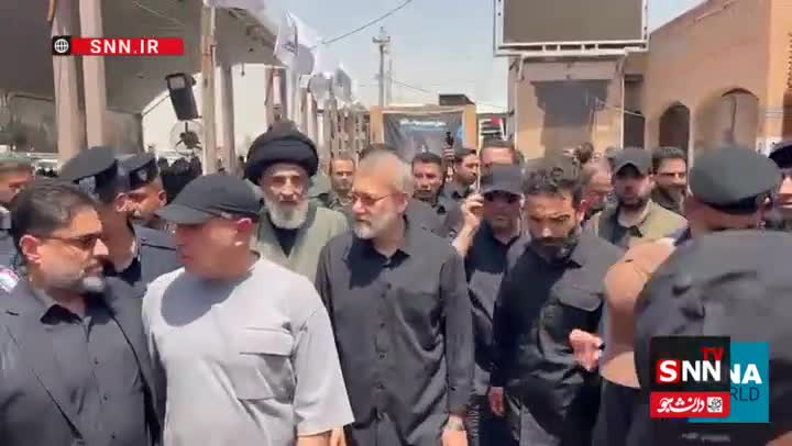   حضور لاریجانی در مسیر اربعین