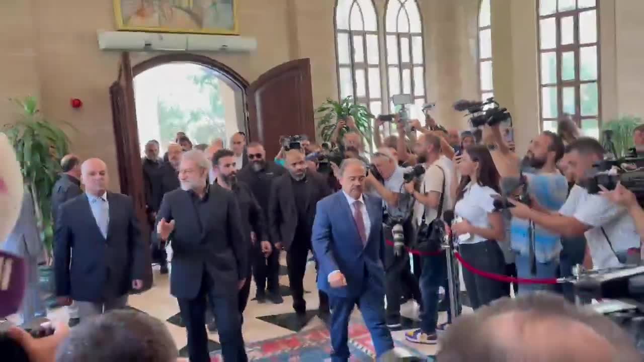   لاریجانی با رئیس مجلس لبنان دیدار کرد