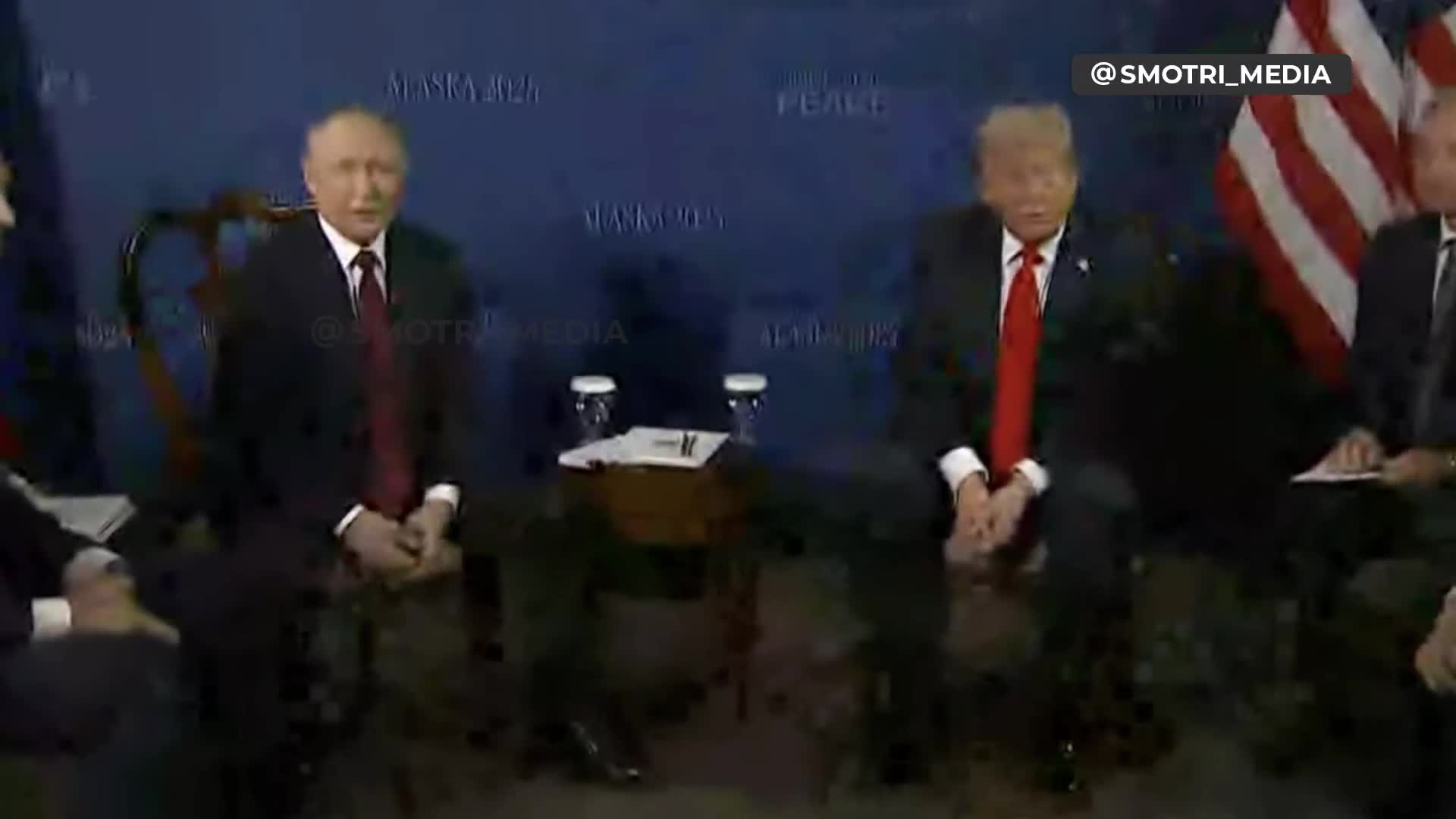   آغاز دیدار ترامپ و پوتین در آلاسکا