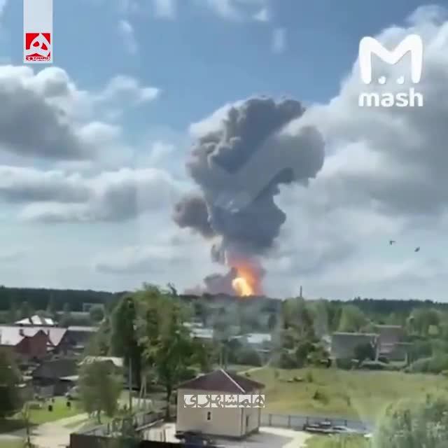   انفجار در کارخانه باروت الاستیک در روسیه