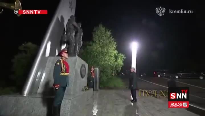   اقدام نمادین پوتین قبل از پرواز به آلاسکا