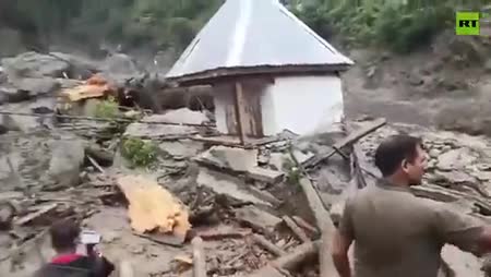   انفجار ابر در کشمیر هند ۴۶ کشته برجا گذاشت