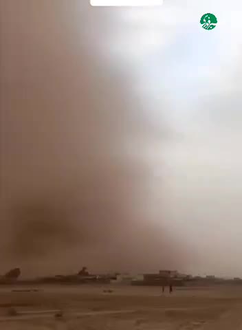   طوفان شن آخر الزمانی در صلاح الدین عراق