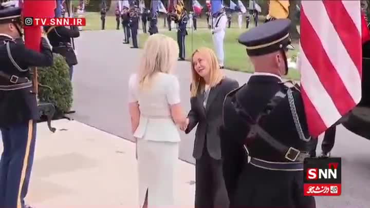   نخست وزیر ایتالیا وارد کاخ سفید شد