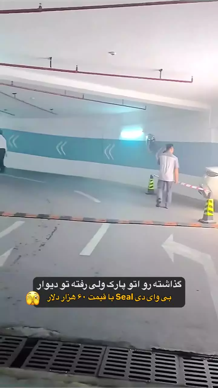   برخورد خودرو بی وای دی Seal با دیوار حین پارک با اتوپارک!