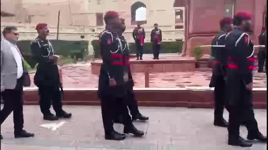   تمرین تشریفات پاکستان برای استقبال از رییس جمهور پزشکیان