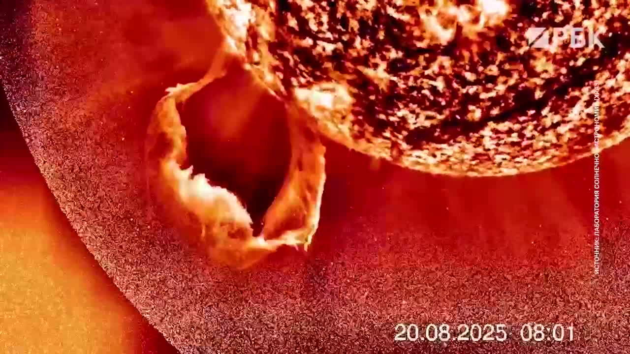   زبانه عظیم خورشیدی؛ هشدار برای باران آتش و احتمال طوفان مغناطیسی