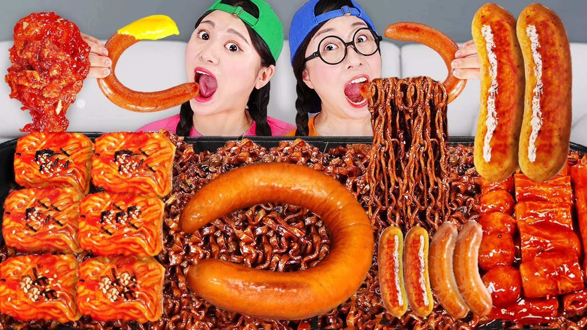 چالش غذاخوری دونا, موکبانگ, اسمرفود, چالش خوراکی, چالش غذایی طولانی