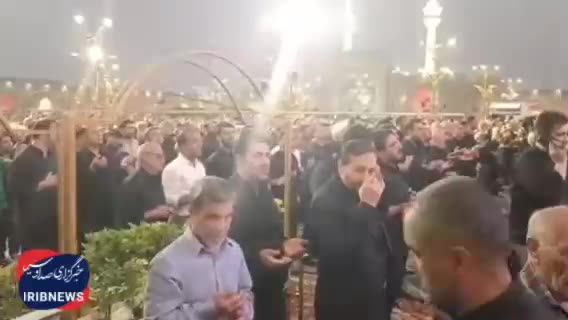    حضور رئیس قوه قضاییه در حرم رضوی