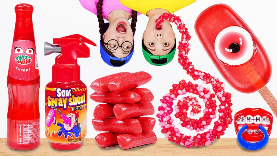 چالش غذا دونا ؛ چالش آشپزی قرمز ؛ چالش غذایی ؛ چالش بانوان سرگرمی تفریحی