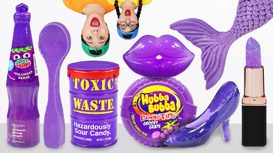 چالش آشپزی دونا؛ چالش خوردنی. چالش غذایی، چالش خوراکی، چالش غذا خوری بنفش