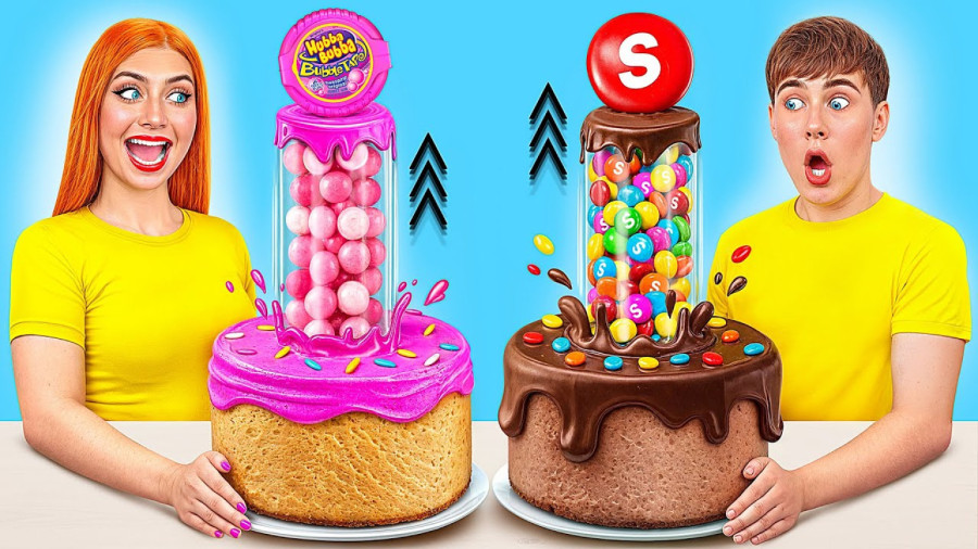 چالش غذا خوری اسمر | چالش غذایی طولانی | چالش خوراکی | سرگرمی مولتی دو بانوان.