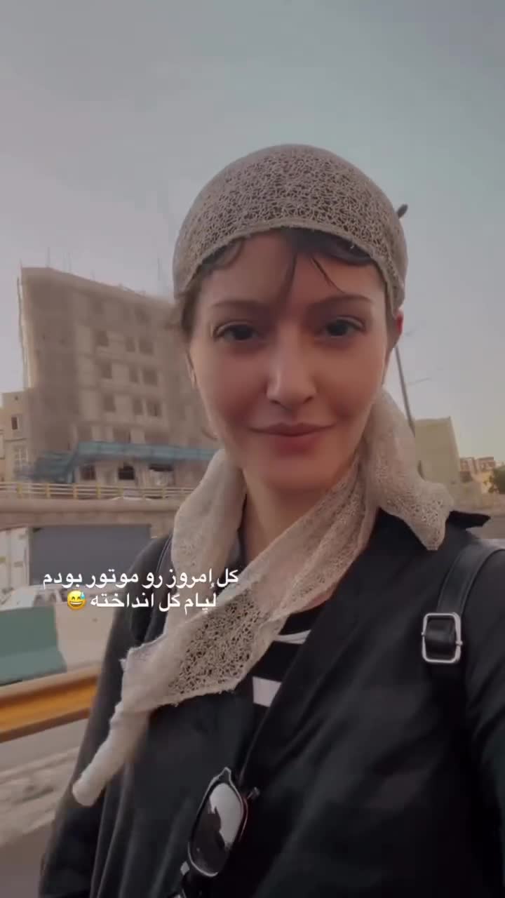 موتورسواری پردیس احمدیه/ فیلم