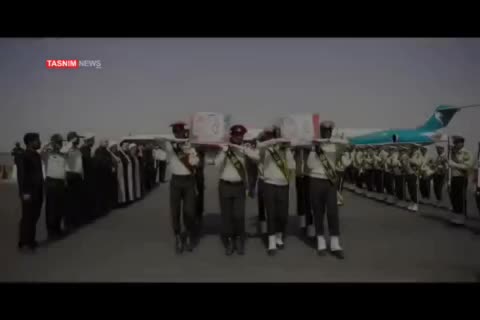   استقبال از شهدای حادثه تروریستی ایرانشهر در مشهد