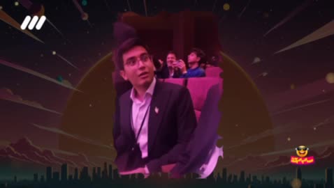   حرکت قشنگ شهاب عباسی روی آنتن زنده برای نخبگان ایرانی