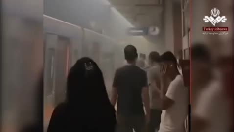   اولین تصاویر از آتش‌سوزی در خط متروی استانبول