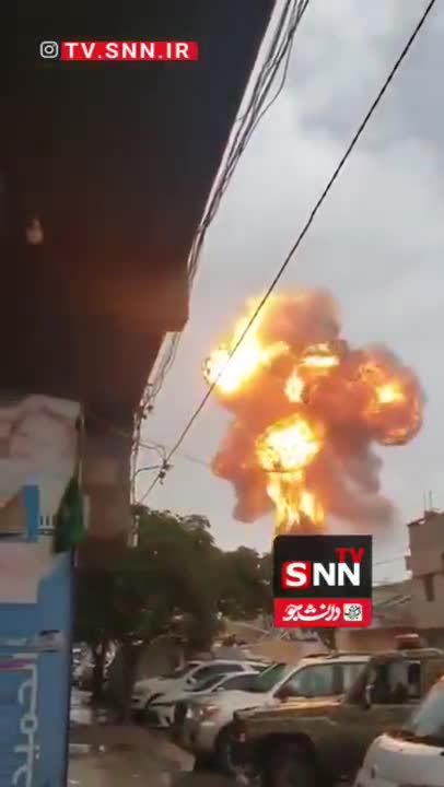   تصویری تازه از حمله شدید اسرائیل به پایتخت یمن