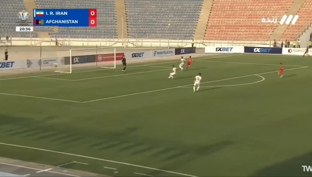   شاهکار خط دفاع تیم ملی ایران؛ گل اول افغانستان!