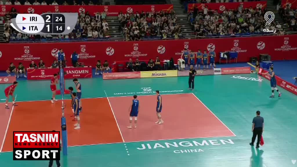   لحظه قهرمانی تیم ملی والیبال جوانان ایران در مسابقات والیبال قهرمانی جوانان جهان