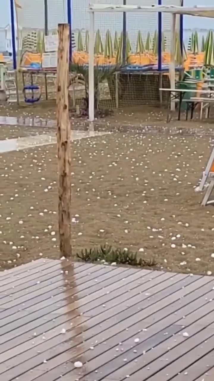   سرما و تگرگ در بلاریا در ایتالیا