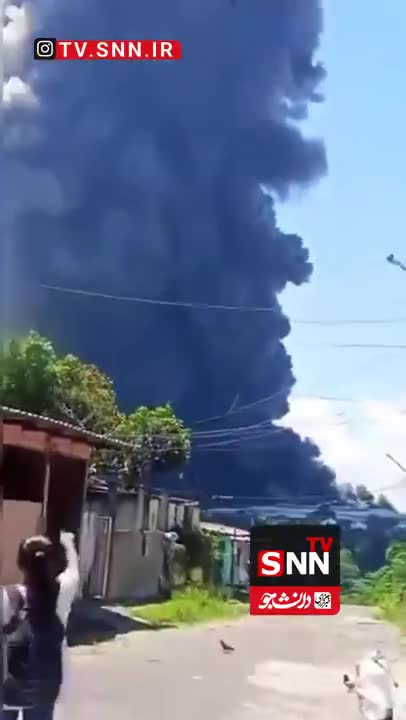    آتش‌سوزی گسترده یک کارخانه در برزیل