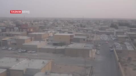   تصاویر هوایی از پارکینگ‌های مرز مهران