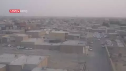   تصاویر هوایی از پارکینگ‌های مرز مهران