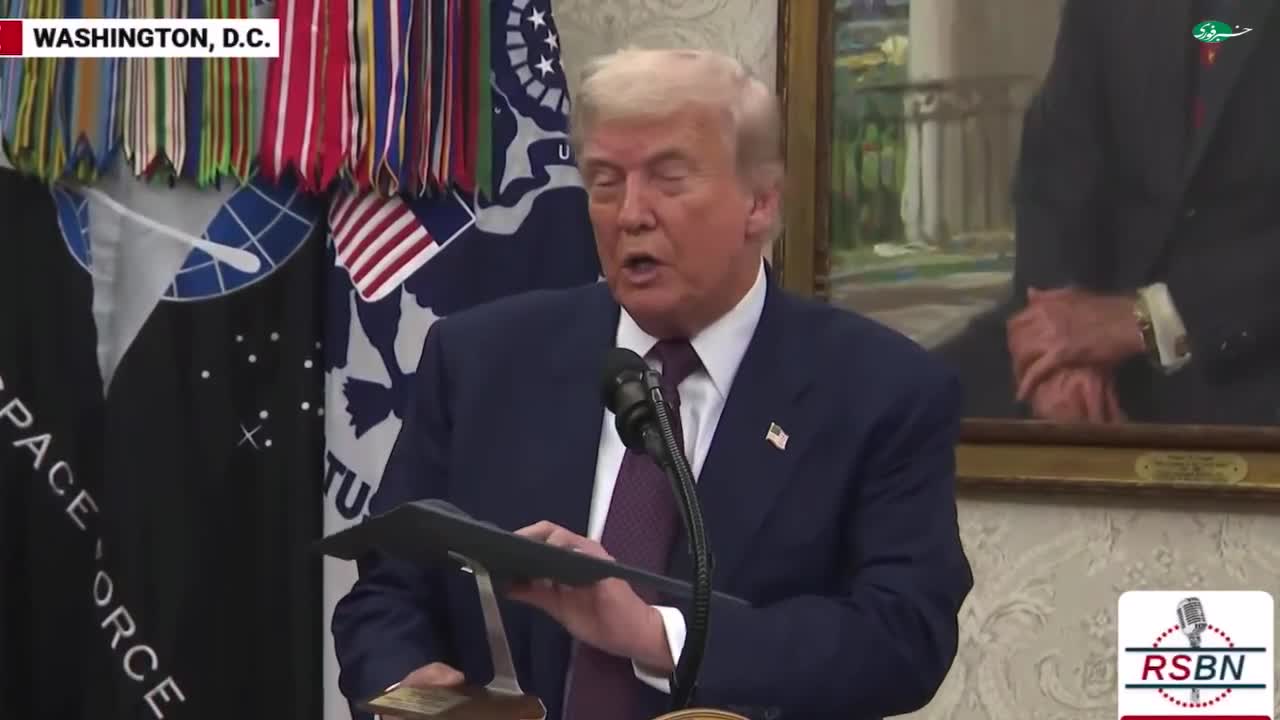 نمایش دوباره بمب‌افکن B2 توسط ترامپ | پیام تهدید دوباره ایران به جنگ؟| 16 مرداد 1404