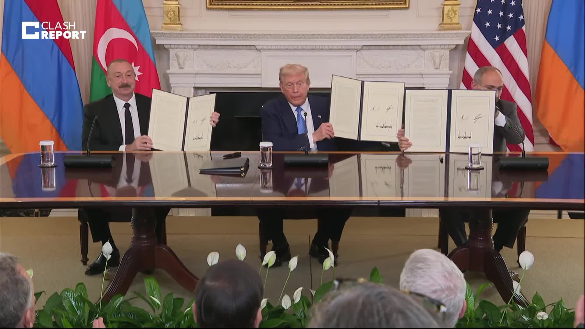 توافق صلح تاریخی ارمنستان و آذربایجان در کاخ سفید امضا شد | 18 مرداد 1404