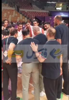    شادی ملی‌پوشان بسکتبال پس از برد ارزشمند مقابل ژاپن در کاپ آسیا