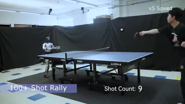   رباتی که پابه‌پای انسان‌ پینگ‌پنگ بازی می‌کند