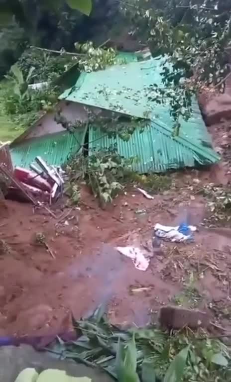   رانش زمین در منطقه اوپر ریمبی واقع در ایالت سیکیم‌غربی هند